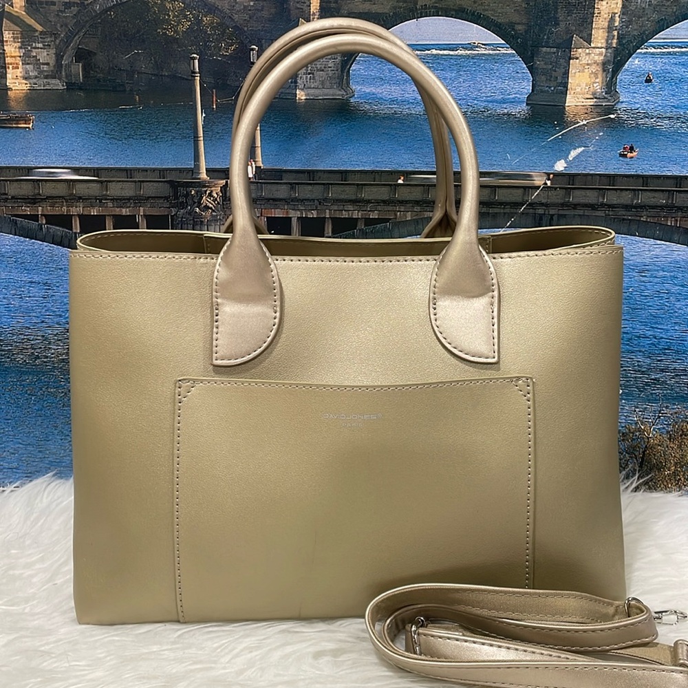 NWOT Gold Satchel